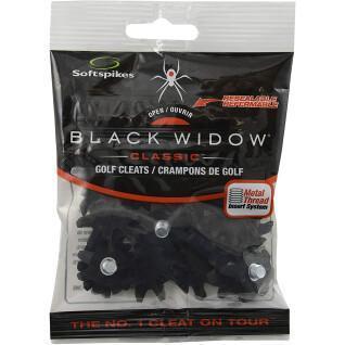 Golfschuh-Spikes Softspikes black widow small metal